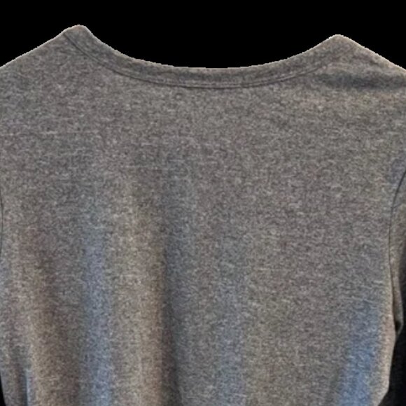 Juniors' Harper & Ivy Long Sleeve Grey Baby Tee Brooklyn New York XL - Picture 3 of 3